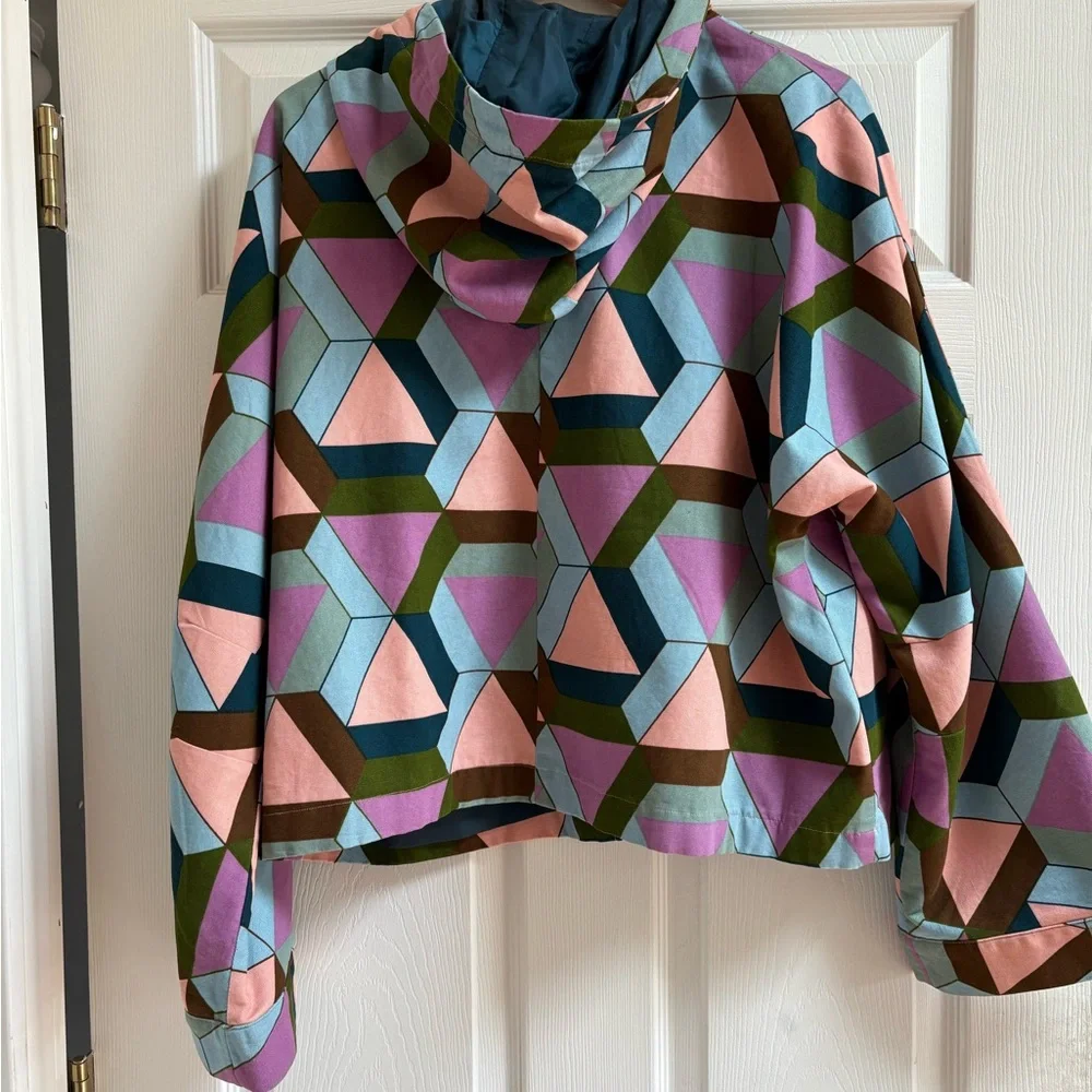 Lucy & Yak Multicolor Geometric Jacket - Picture 4 of 6